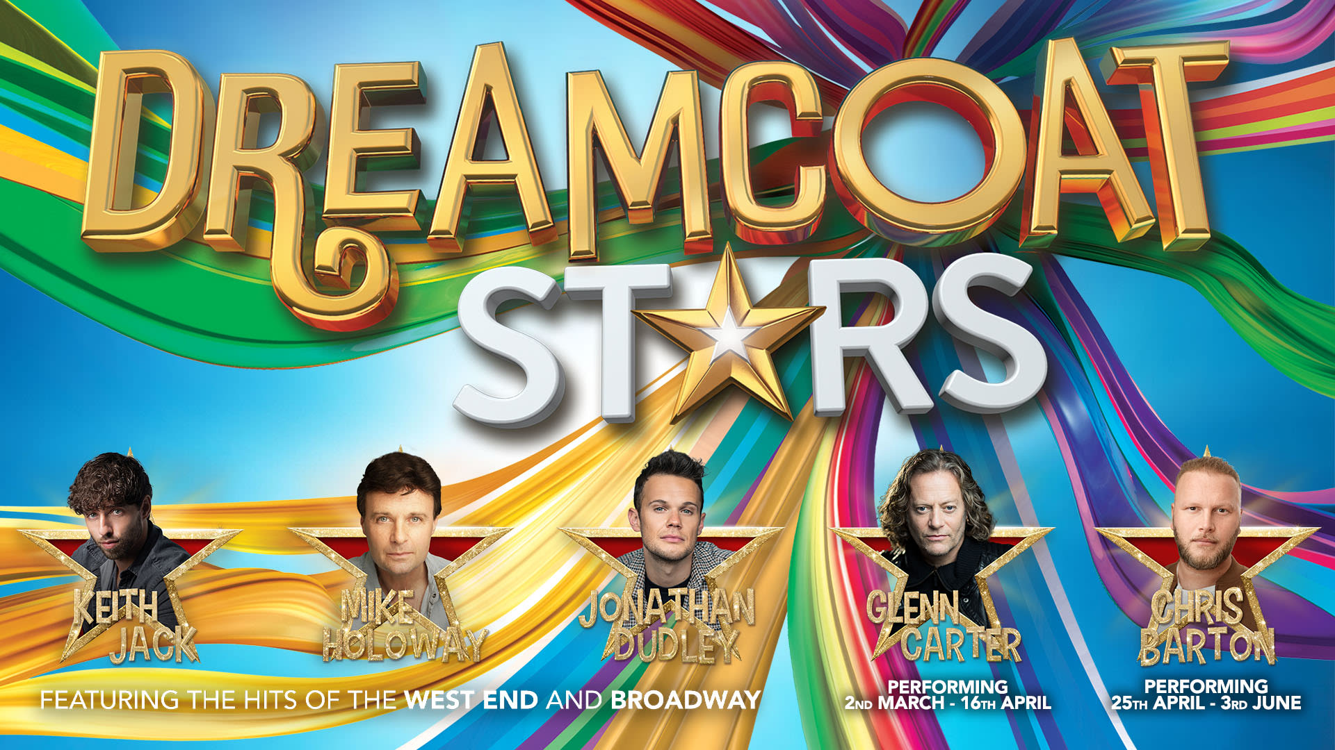 Dreamcoat Stars Tickets Aylesbury Waterside Theatre in Aylesbury